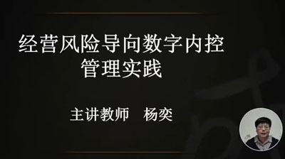 楊奕：經營風險導向數字內控管理實踐