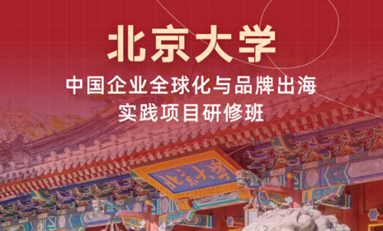 北京大學中國企業全球化與品牌出海實踐項目研修班